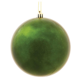 3" Moss Green Shiny Ball Ornaments 32 Per Box