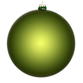 12" Juniper Green Shiny Ball Ornament