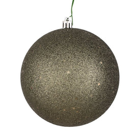 12" Wrought Iron Sequin Ball Ornament with Drilled Cap