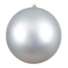 20" Giant Silver Matte Ornament