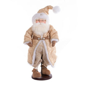 19" Rejoice Santa Doll with Stand