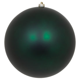 12" Midnight Green Matte Ball Ornament