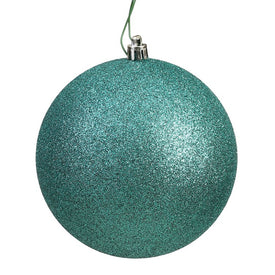 12" Seafoam Glitter Ball Ornament