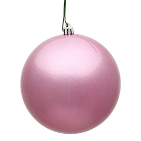 10" Pink Candy Ball Ornament