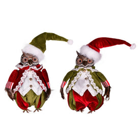 7.5" Candy Wonderland Owl Assorted Ornaments 2 Per Box