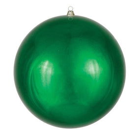 24" Giant Emerald Shiny UV-Resistant Ball Ornament