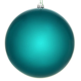 10" Dark Teal Candy Ball Ornament