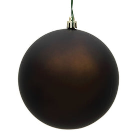 12" Chocolate Matte Ball Ornament