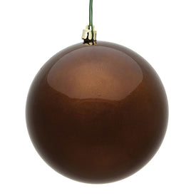 12" Mocha Candy Ball Ornament