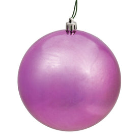 12" Mauve Shiny Ball Ornament