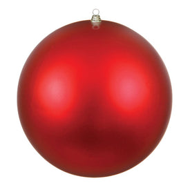 24" Giant Red Matte UV-Resistant Ball Ornament