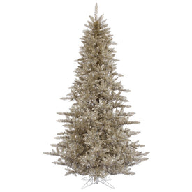 6.5' x 46" Unlit Artificial Champagne Fir Tree with 1216 Tips