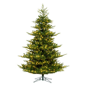 6.5' X 57" Pre-Lit Artificial Hudson Fraser Fir Tree with 500 Warm White Dura-Lit LED Lights