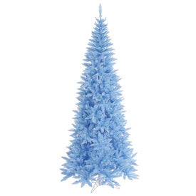 6.5' x 34" Unlit Artificial Sky Blue Slim Fir Tree with 948 Tips
