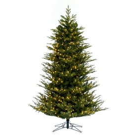 9' x 66" Pre-Lit Artificial North Shore Fraser Fir Tree with 1050 Warm White Dura-Lit LED Lights