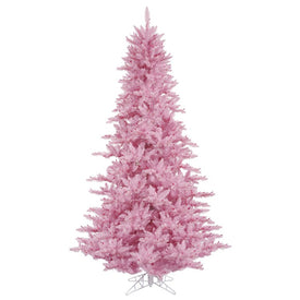 6.5' x 46" Unlit Artificial Pink Fir Tree with 1216 Tips