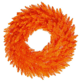 36" Unlit Artificial Orange Fir Wreath with 320 Tips