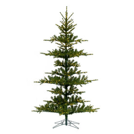 7.5' x 57" Pre-Lit Artificial Yukon Display Tree with 4MM Warm White LED Seed Lights