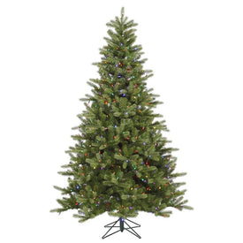 5.5' x 41" Pre-Lit Artificial King Spruce Tree with 300 Multi-Color LED Lights