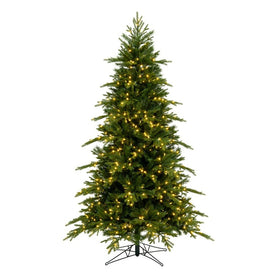 7.5' x 56" Pre-Lit Artificial Kingston Fraser Fir Tree with 700 Warm White Dura-Lit LED Lights