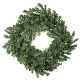 30" Unlit Artificial Grand Teton Square Wreath with 170 Tips