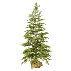 Vickerman 48" Cedar Pine Artificial Christmas Tree, Unlit