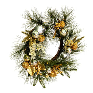 G212625BOLED Holiday/Christmas/Christmas Wreaths & Garlands & Swags