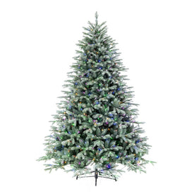 6.5' x 58" Pre-Lit Artificial Imperial Blue Spruce Tree with 500 Color-Changing LED Lights