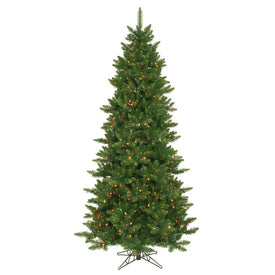 7.5' x 45" Pre-Lit Artificial Slim Camden Fir Tree with 700 Multi-Color Dura-Lit Lights