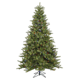 6.5' x 47" Pre-Lit Artificial King Spruce Tree with 400 Multi-Color LED Lights