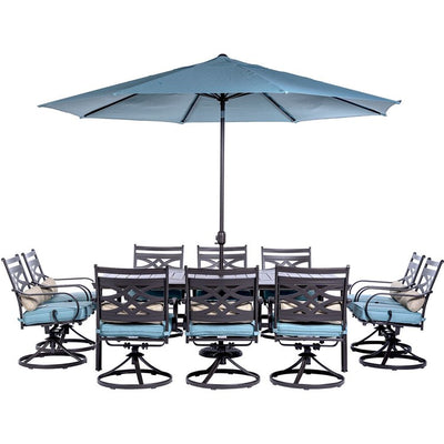 MCLRDN11PCSW10-SU-B Outdoor/Patio Furniture/Patio Dining Sets