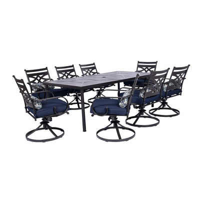 Product Image: MCLRDN9PCSW8-NVY Outdoor/Patio Furniture/Patio Dining Sets