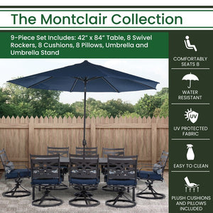 MCLRDN9PCSW8-SU-N Outdoor/Patio Furniture/Patio Dining Sets