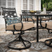 MCLRDN9PCSW8-TAN Outdoor/Patio Furniture/Patio Dining Sets