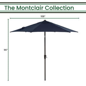 MCLRUMB9-NVY Outdoor/Outdoor Shade/Patio Umbrellas