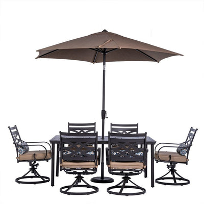 Product Image: MCLRDN7PCSQSW6-SU-T Outdoor/Patio Furniture/Patio Dining Sets
