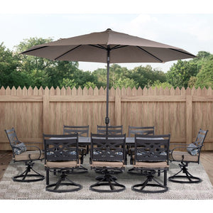 MCLRDN9PCSW8-SU-T Outdoor/Patio Furniture/Patio Dining Sets