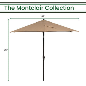 MCLRUMB9-TAN Outdoor/Outdoor Shade/Patio Umbrellas