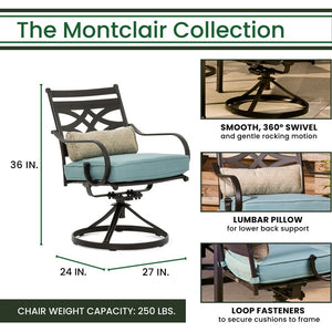 MCLRDN5PCSQSW4-SU-B Outdoor/Patio Furniture/Patio Dining Sets