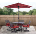 MCLRDN5PCSQSW4-SU-C Outdoor/Patio Furniture/Patio Dining Sets