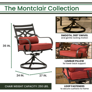 MCLRDN5PCSQSW4-SU-C Outdoor/Patio Furniture/Patio Dining Sets