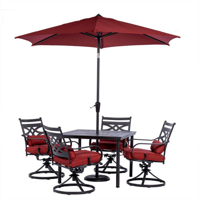 MCLRDN5PCSQSW4-SU-C Outdoor/Patio Furniture/Patio Dining Sets
