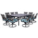 MCLRDN11PCSW10-BLU Outdoor/Patio Furniture/Patio Dining Sets