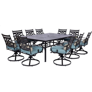 MCLRDN11PCSW10-BLU Outdoor/Patio Furniture/Patio Dining Sets