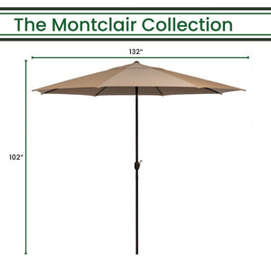 MCLRUMB11-TAN Outdoor/Outdoor Shade/Patio Umbrellas