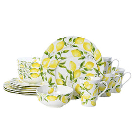 Lemons 16-Piece Dinnerware Set
