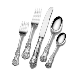 Queens 65-Piece Stainless Steel Flatware Set, Service for 12