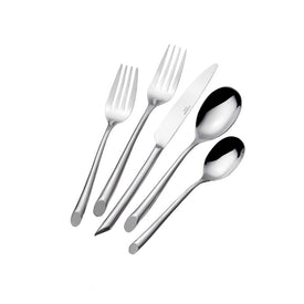 Forged Wave 20-Piece Stainless Steel Flatware Set Service for 4