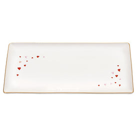 L' Amour Collection Rectangular Hostess Tray