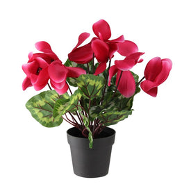 12" Red Potted Hedychium Coronarium Artificial Floral Arrangement